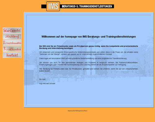 IMS-Beratung - Beratungs- und Trainingsdienstleidungen