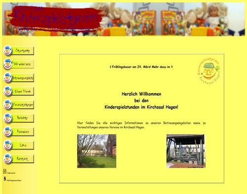 Kinderspielstunden im Kirchsaal Hagen in Ahrensburg e.V.